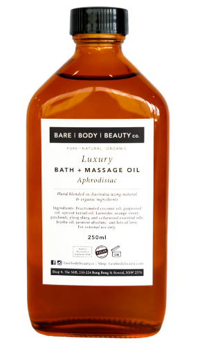 Luxury Bath + Massage Oil Aphrodisiac 250ml